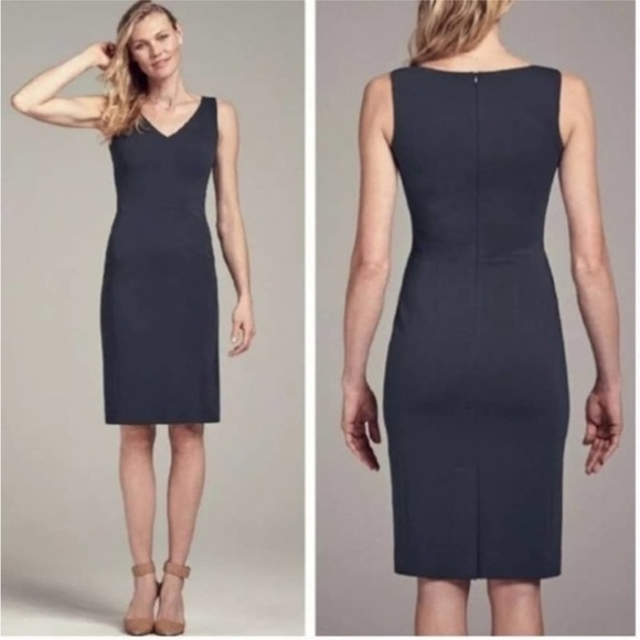 MM LaFleur Rachel Dress Midnight Blue - Picture 1 of 6
